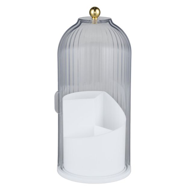 Rangement cosm&eacute;tique ouverture pivotante rotation 360&deg;C &Oslash;12xH27cm