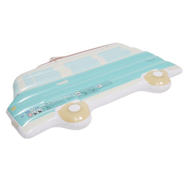 Matelas gonflable piscine Funky forme van bleu 116x178cm