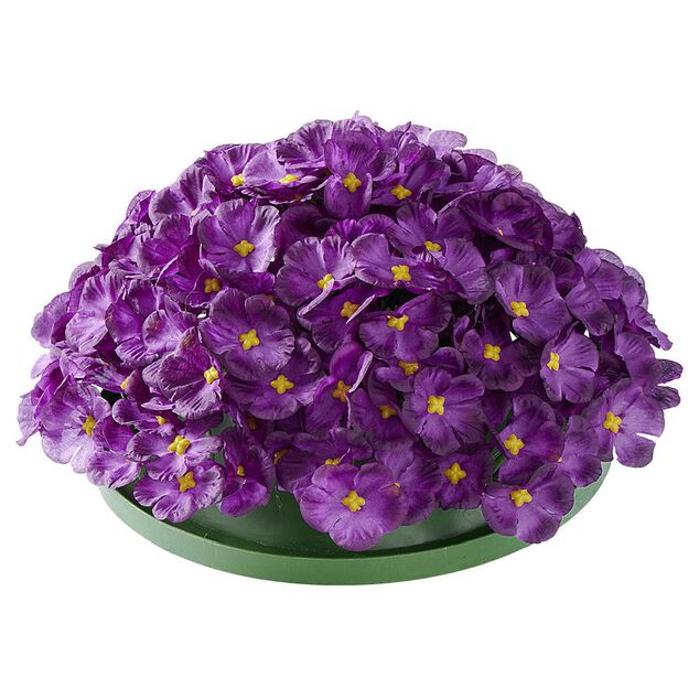 Jardini&egrave;re de 21 violettes en polyester