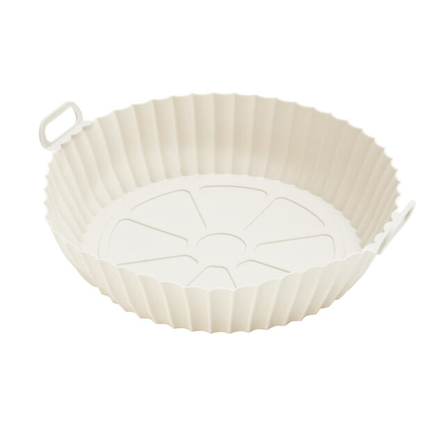 Moule en silicone rond &Oslash;20xH5cm sp&eacute;cial friteuse sans huile et four
