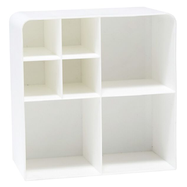 Rangement de cosmétique blanc 7 compartiments