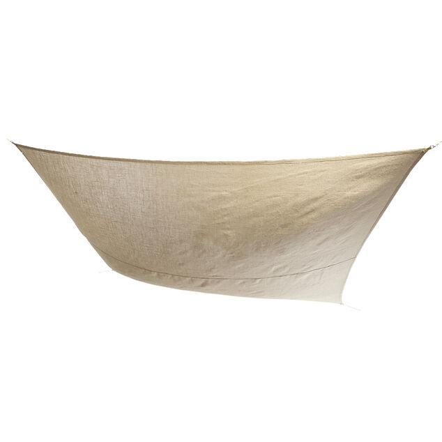 Voile d'ombrage rectangulaire Gala en jute 300x400cm