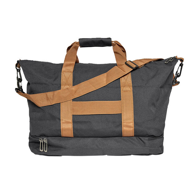 Sac de sport mixte 44x24xH35cm - 2 modèles noir ou bleu marine