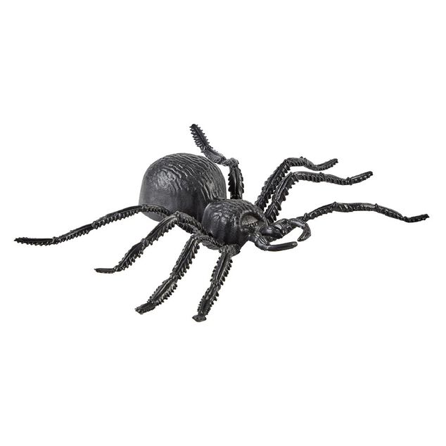Araign&eacute;e noire d&eacute;coration Halloween x2