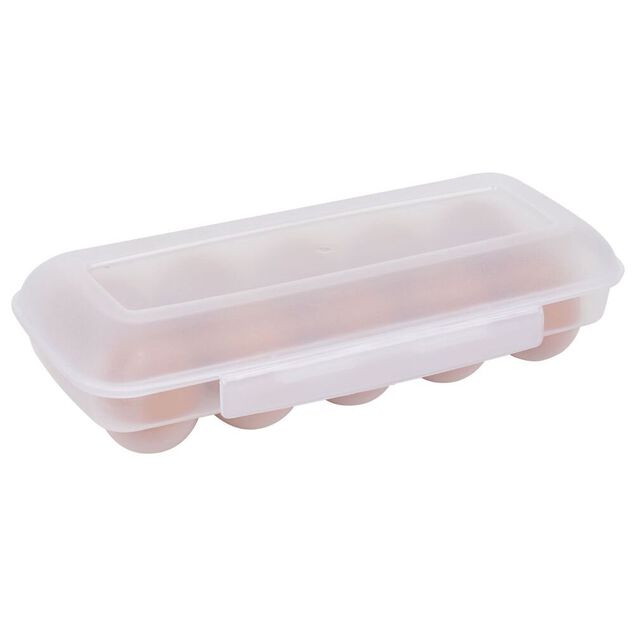 Bo&icirc;te de rangement pour 10 oeufs - L.27x11,5xH6,8cm