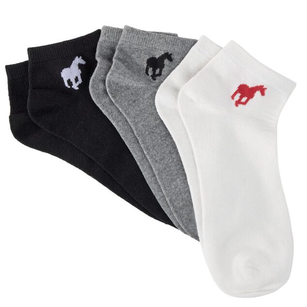 Chaussettes homme x3 tige courte polycoton Gentleman Farmer 39/42 ou 43/46