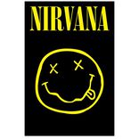 Poster logo smiley Nirvana 91,5x61cm