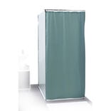 Rideau de douche uni vert 180x200cm 100% polyester