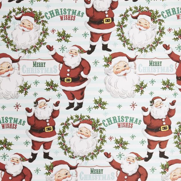 Rouleau papier cadeau No&euml;l 2m (6 mod&egrave;les)