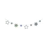 Guirlande d'&eacute;toiles brillantes 250cm