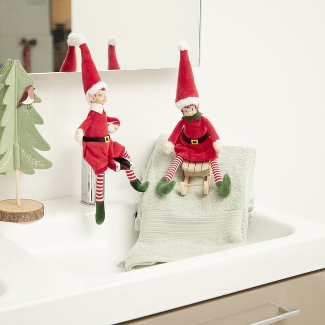 Lutin farceur fille H36cm