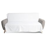 Jeté de canapé 170x250cm polycoton beige