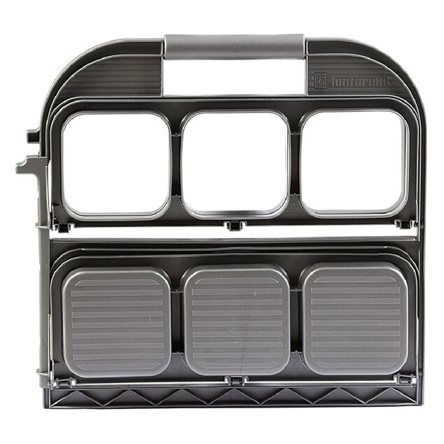 Range bouteille pliable gris 6 emplacements