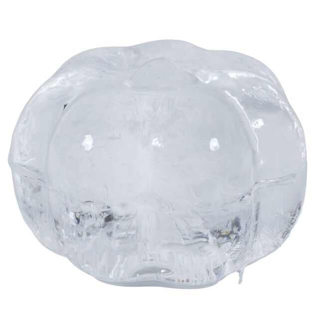 Moule &agrave; gla&ccedil;ons silicone x4 forme citrouille transparent