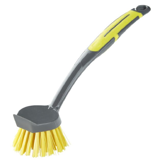 Brosse de nettoyage ronde avec manche (3 mod&egrave;les)