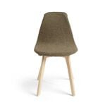 Housse de chaise en tissu bouclette extensible 4 couleurs unies