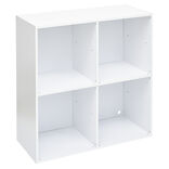 Structure Box Cube 4 cases 70x30x70cm bois blanc