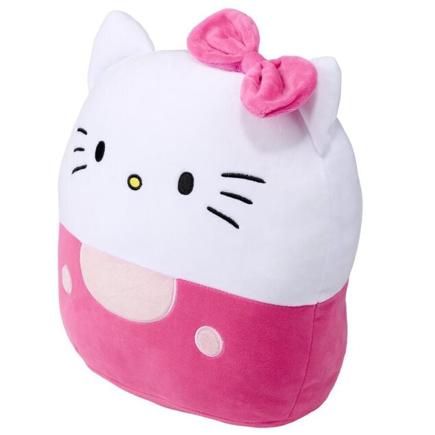 Coussin peluche squishy Hello Kitty H32cm (2 mod&egrave;les)