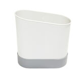 Égouttoir à couverts plastique gris 17,3x17,3xH9,2cm