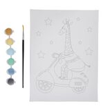 Toile &agrave; peindre pour enfant 24x18cm