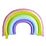 Ballon alu arc-en-ciel L95xH49cm
