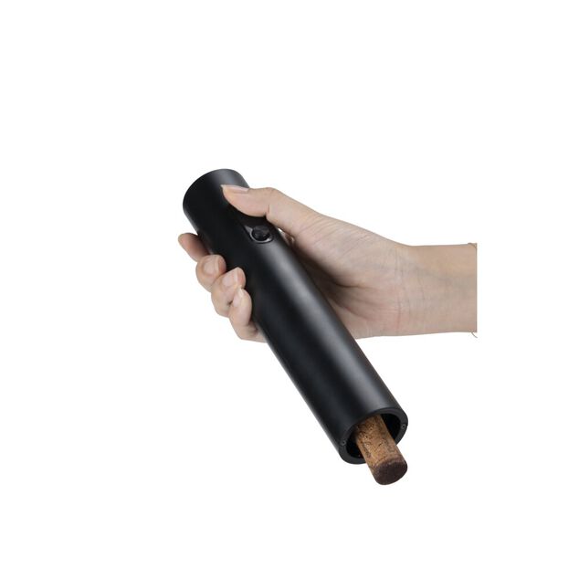 Ouvre bouteille &eacute;lectrique avec accessoires et support 14x7xH26cm