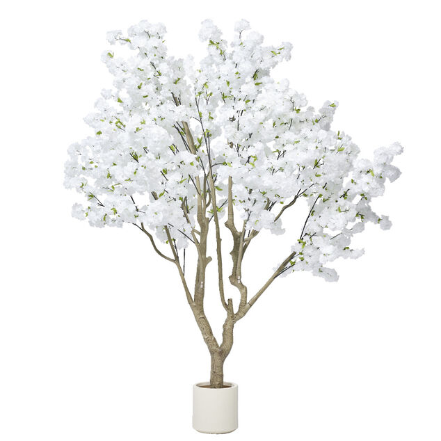 Arbre artificiel XL cerisier blanc H250cm