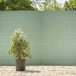 Canisse double face occultation mod&eacute;r&eacute;e PVC verte 300xH150cm