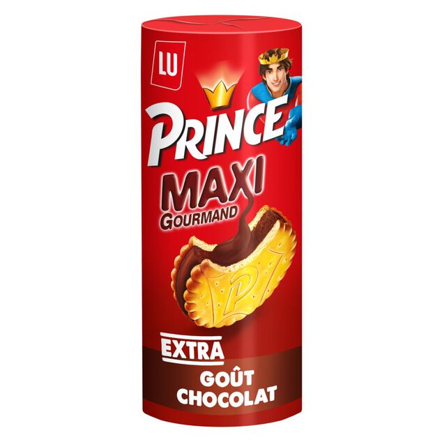 Biscuits Prince Maxi chocolat Lu 250gr