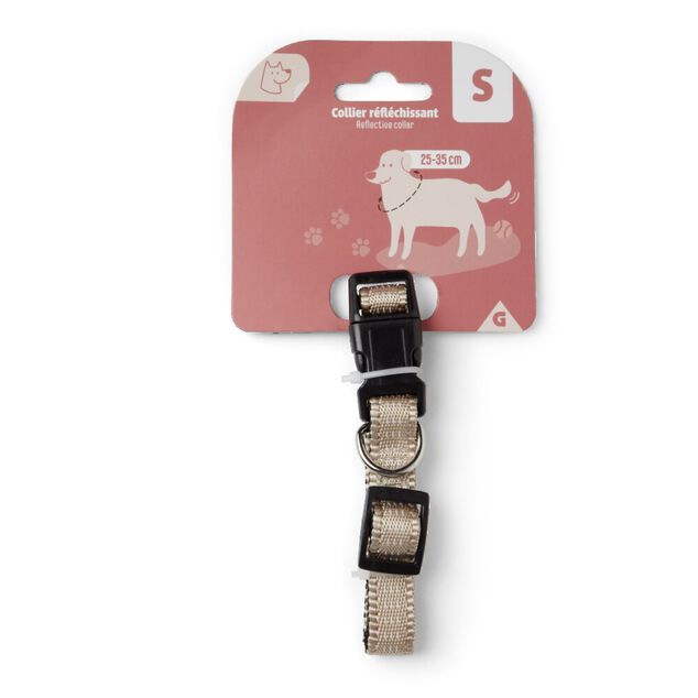 Collier réflechissant pour petit chien - Taille S