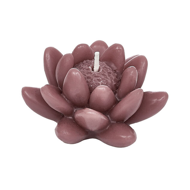 Bougie parfumée design fleur