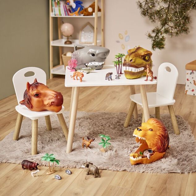 T&ecirc;te de lion + 20 figurines