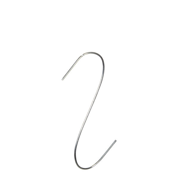 Crochet métallique argenté x100