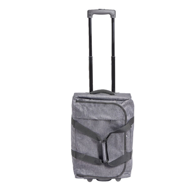Sac de voyage cabine trolley à roulettes gris 33L