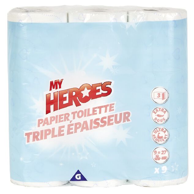 Papier toilette x9 My heros