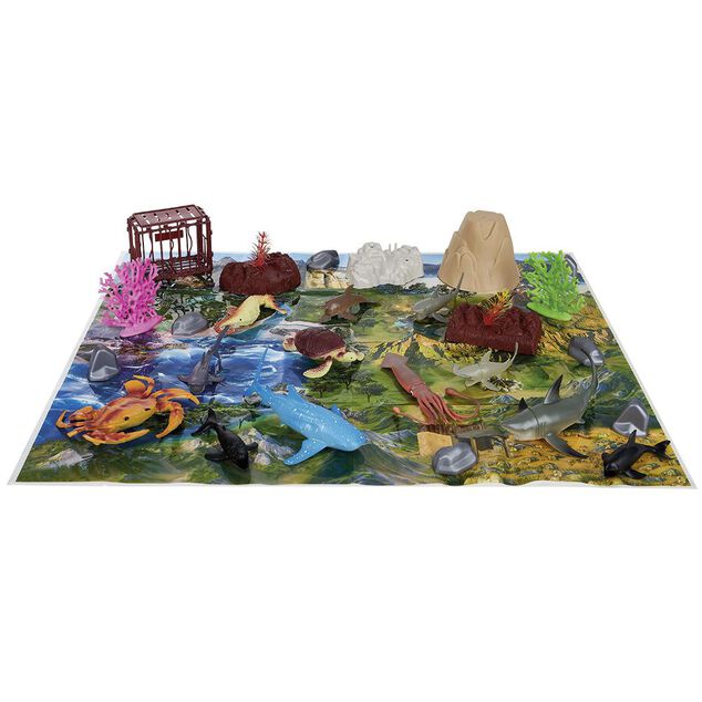 Figurine animaux marins x30