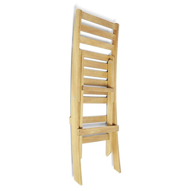 Chaise de jardin Bali pliante marron H87cm