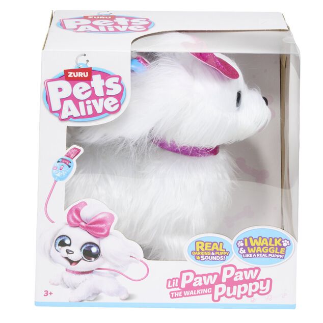 Chien filoguid&eacute; interactif avec laisse 24x15xH28 cm