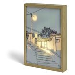 Tableau lumineux &agrave; led 3 modes d'&eacute;clairage - 32x23 cm