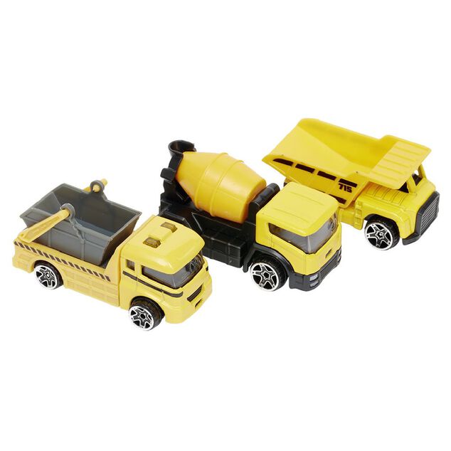 Voiture m&eacute;tal &eacute;chelle 1/64 multicolore x3