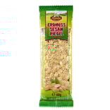 Barre craquante caramélisée aux graines de sésame et cacahuètes 60gr