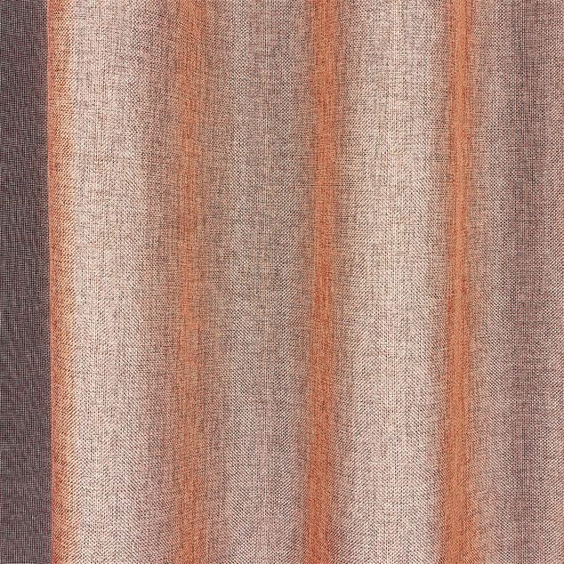 Rideau polyester 140x260cm terracotta