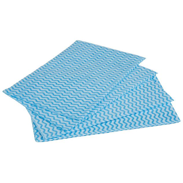 Lavette en polyester non tiss&eacute;e x5