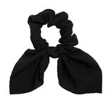 Chouchou foulard satiné blanc