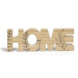 Décoration mot HOME en bois L49xH14cm