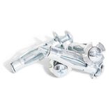 4 chevilles métalliques pour matériaux creux avec vis - Ø11x36 mm