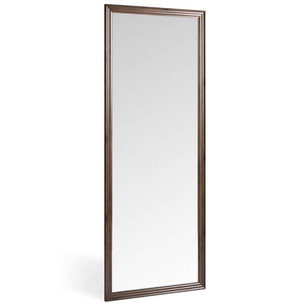 Miroir XL contour en bois noyer 72,5xH195cm