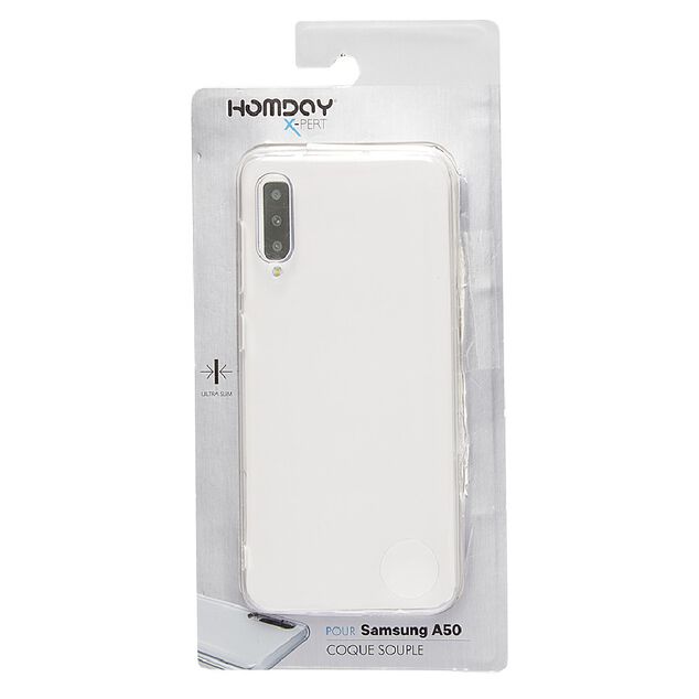 Coque pour Samsung A50 transparente