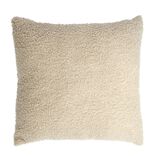 Coussin carré effet laine bouclette 40x40cm (3 modèles)