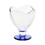 Coupe &agrave; glace 26cl forme tulipe verre transparent et socle color&eacute; (3 mod&egrave;les)